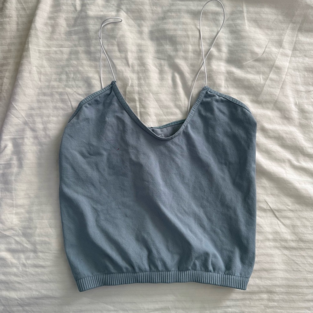 Free People Slate Blue Camisole